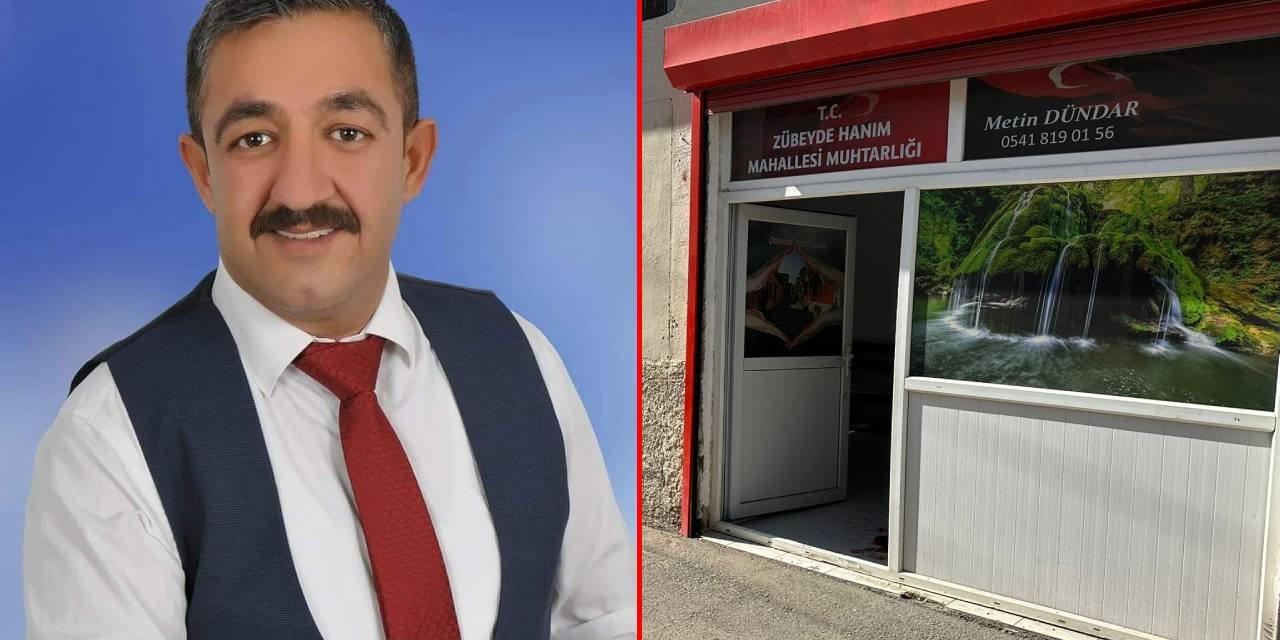 Muhtara makamında silahlı saldırı!