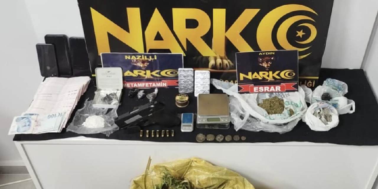 Aydın'da uyuşturucu operasyonunda 2 tutuklama