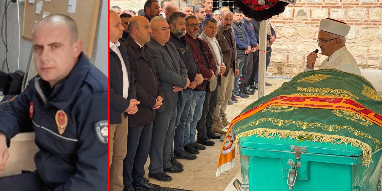 Kazada ölen itfaiye erine sirenli veda