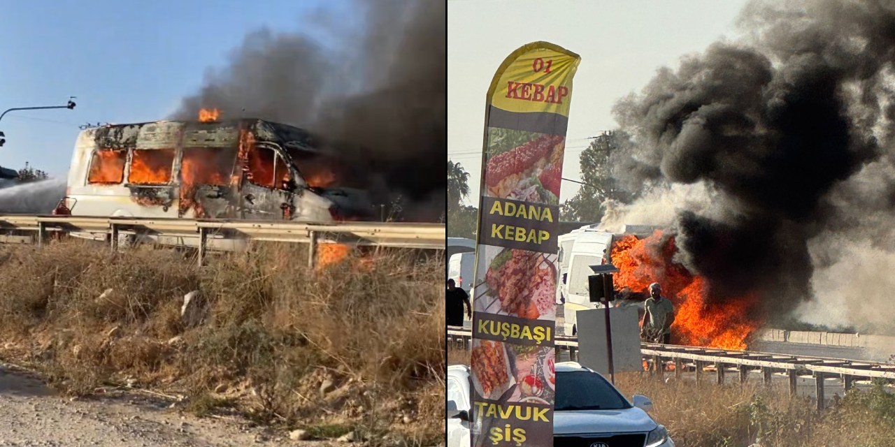 Minibüs ile çarpışan motosikletli feci şekilde can verdi