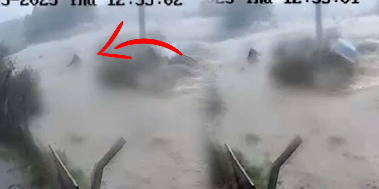 70 yaşındaki emekli bankacı sele böyle kapıldı! İzmir'deki sel felaketinin en acı anı kamerada