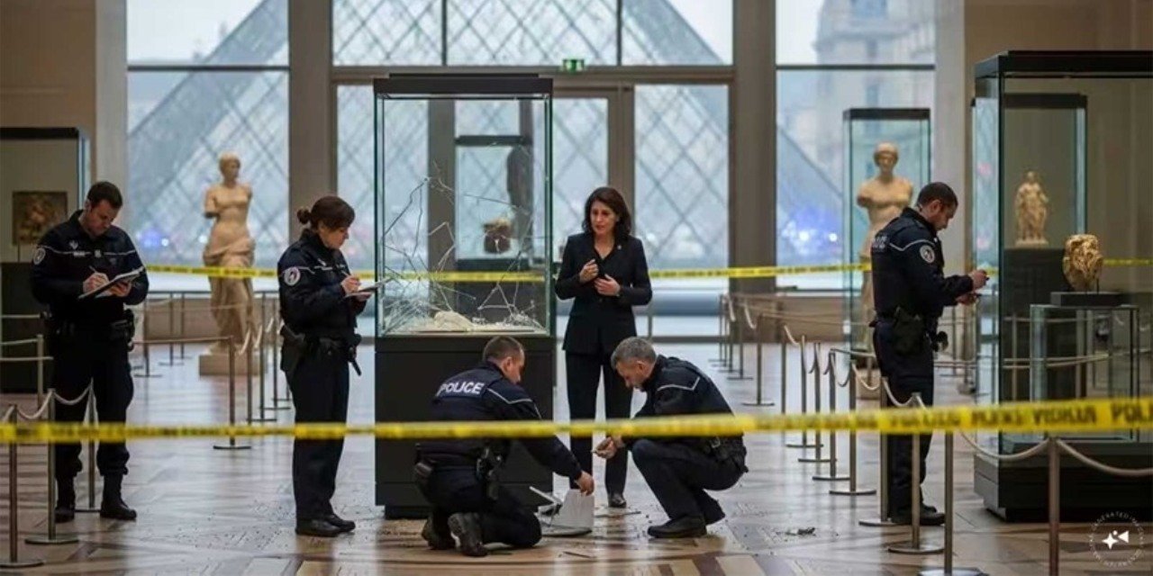Louvre Müzesi'nde çalınan tarihi eserler hala bulunamadı