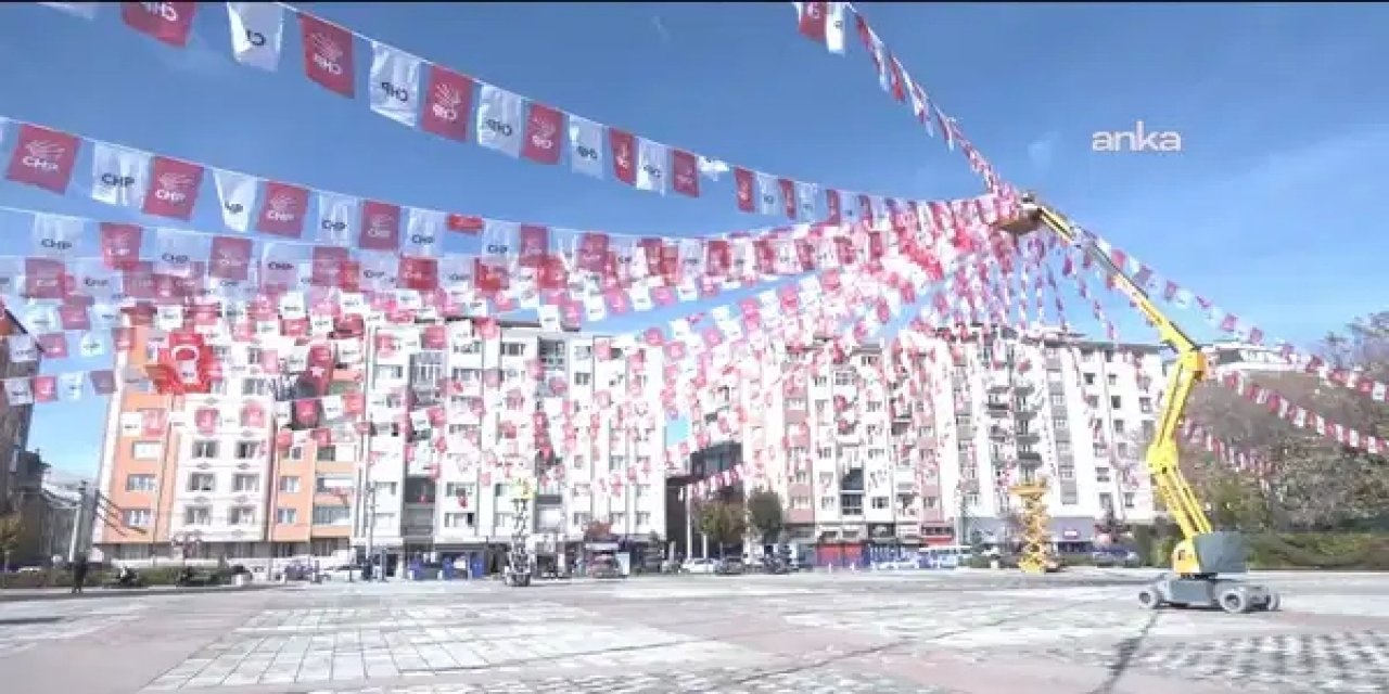Eskişehir CHP'nin büyük mitingine hazır