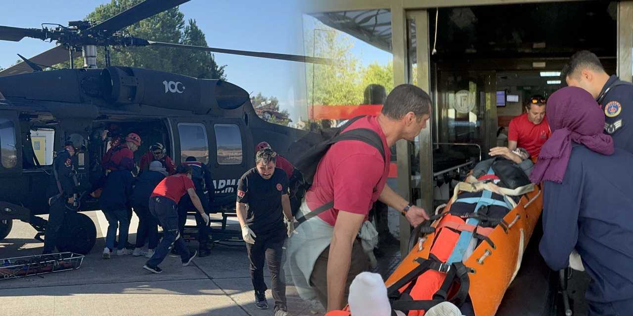 Fethiye’de korkunç olay! Paraşüt kayalıklara çakıldı