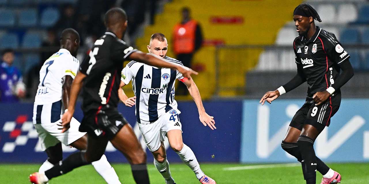 Kasımpaşa Beşiktaş mücadelesinde 6 dakikada ortalık karıştı