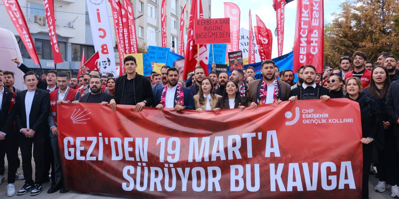 CHP'li gençlerden yürüyüş eylemi: Gezi'den 19 Mart'a sürüyor bu kavga