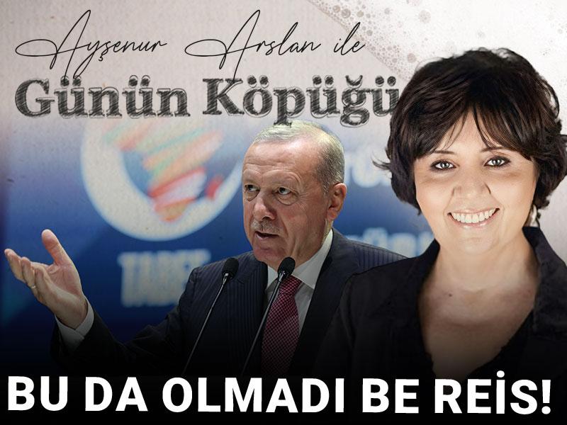 Bu da olmadı be reis!