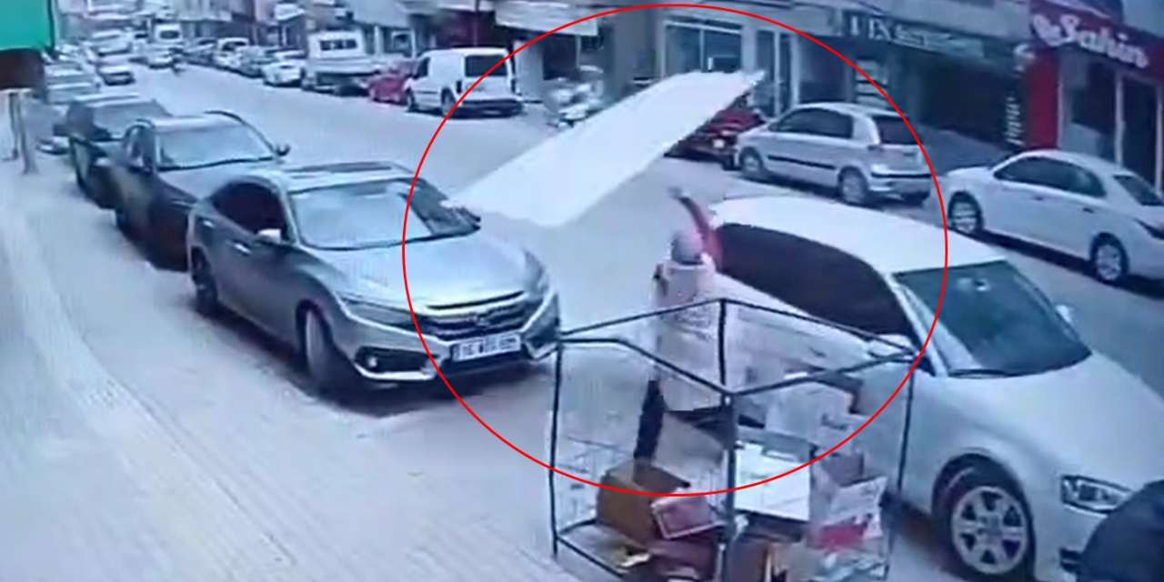 Ölümden kıl payı kurtuldu! Dakikalarca yerinden kıpırdayamadı