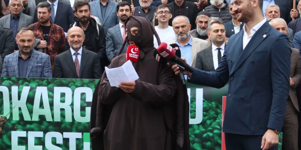 Kokarca kıyafeti giyip horon tepti! Kabus böcek için Trabzon'da eylem