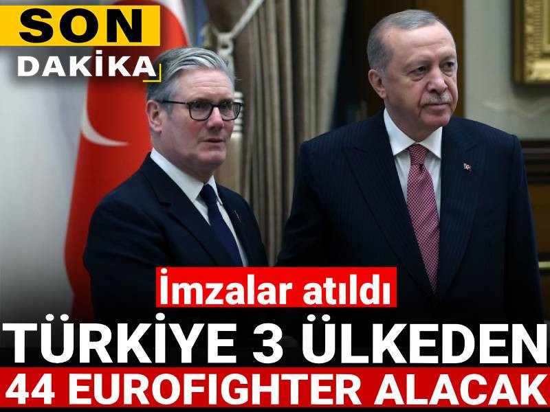 Son Dakika | Türkiye 44 Eurofighter alacak