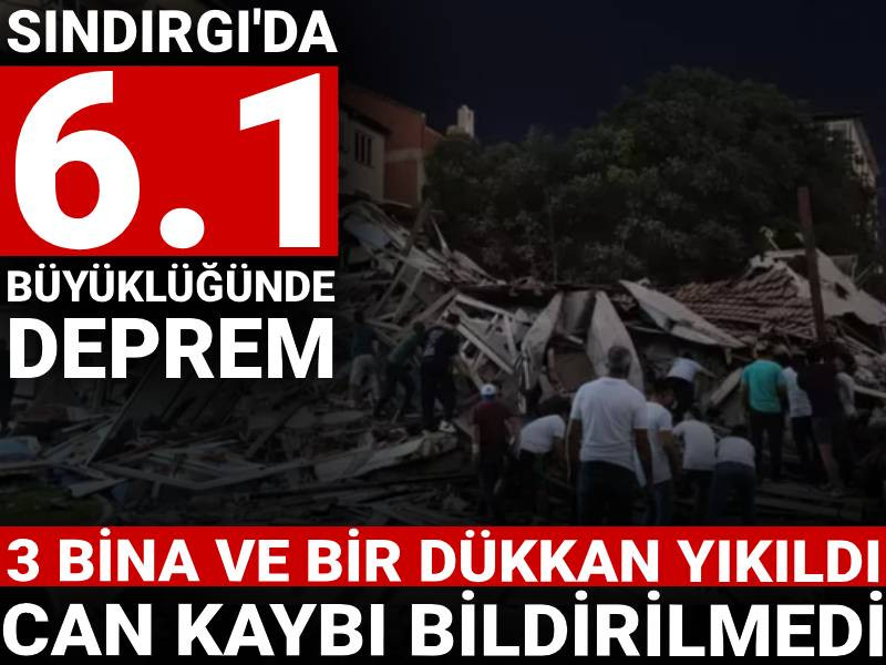 Son Dakika | Sındırgı Belediye Başkanı Sak: İlçede yıkılan binalar var