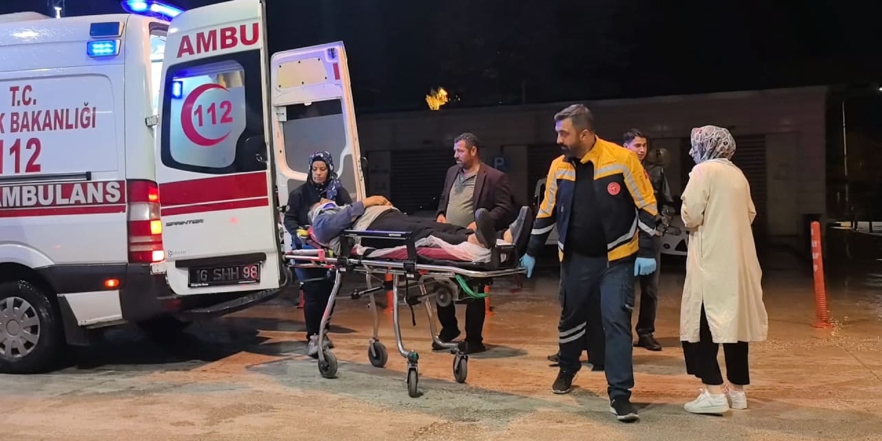 Ahırın çatısını tamir ederken düşen kişi ağır yaralandı