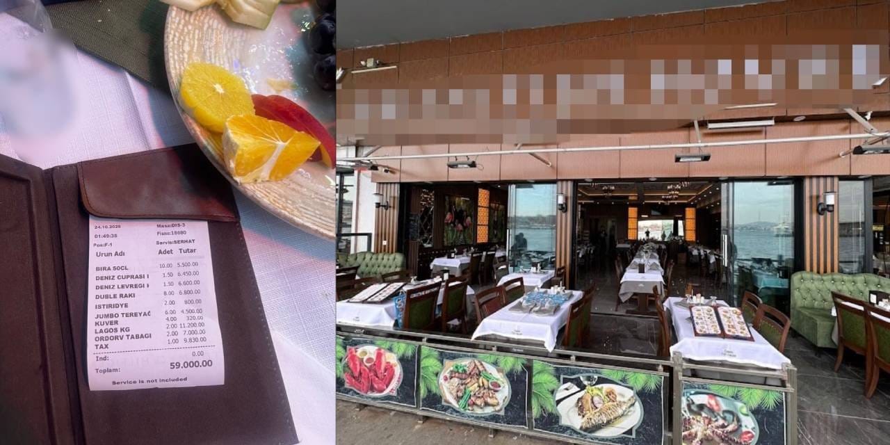 Turist gördüklerinde gözleri kararıyor: Fırsatçı esnaf 59 bin TL'lik adisyon çıkardı