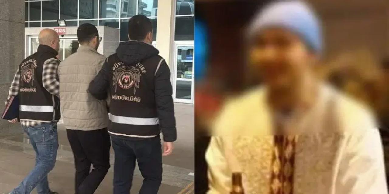 İmam cübbesi ile partiye katılan genç adliyede