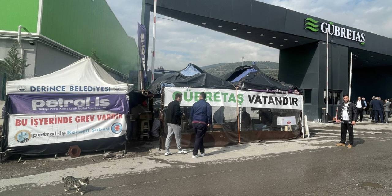 Gübretaş işçilerinin grevi 118'inci gününde: "Geçinebilir bir hayat istiyoruz"