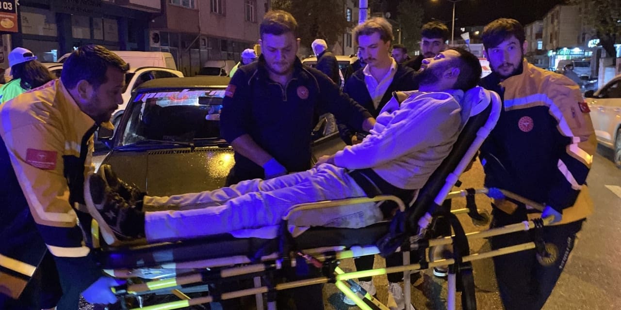 Direksiyon başında fenalaştı refüje girdi