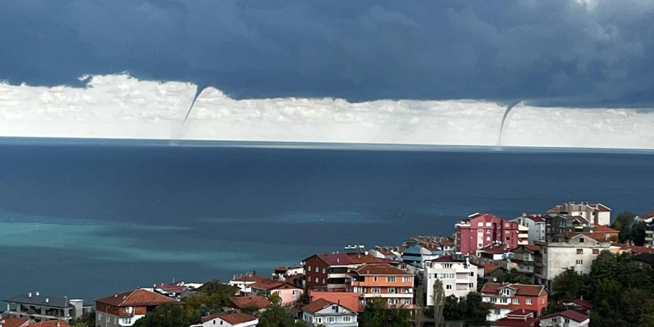 Zonguldak'ta arka arkaya hortumlar oluştu!