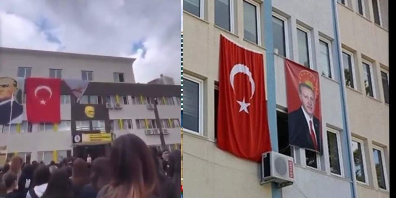 Erdoğan posterini indiren liseliye ceza kesildi