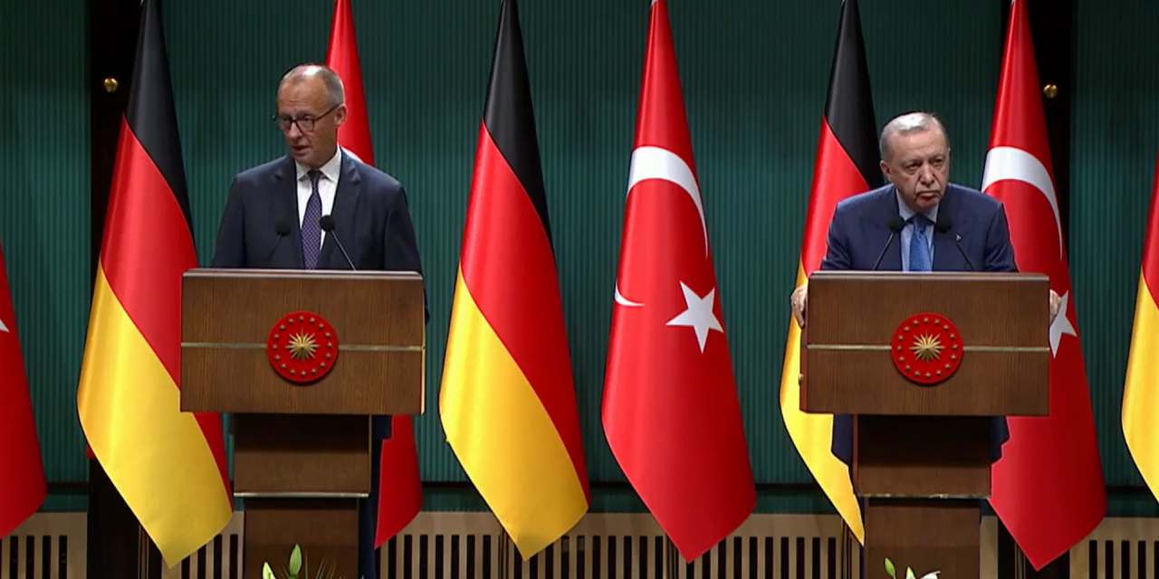 Erdoğan ve Merz'ten ortak basın toplantısı: Ortak proje vurgusu