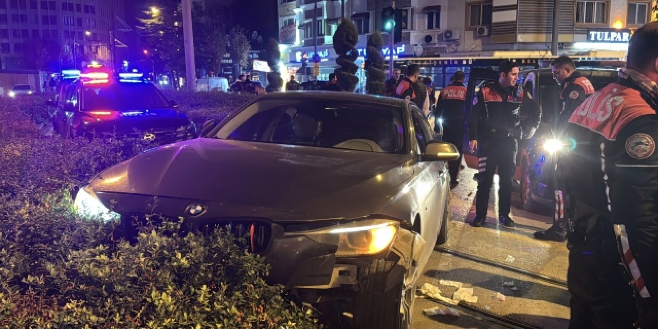 Polisten kaçmaya çalıştı kaza yaptı: Ehliyetsiz ve uyuşturucuyla yakalandı