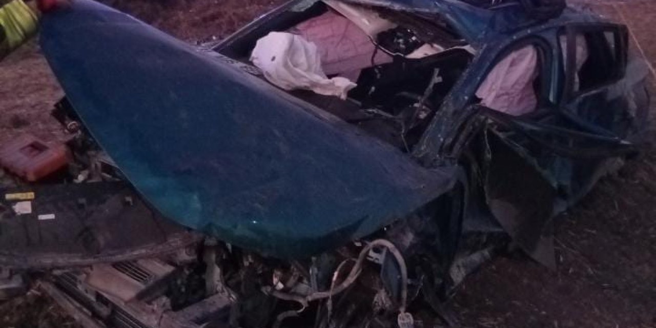 Kontrolü kaybeden otomobil takla attı: 1 ölü