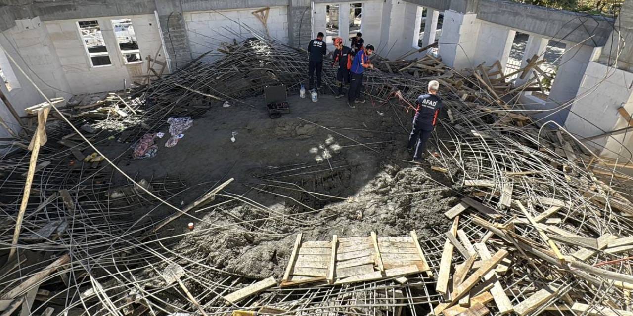 Adıyaman'da cami inşaatında göçük: 6 işçi kurtarıldı