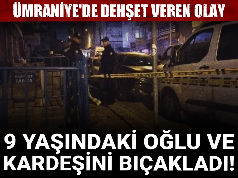 Tartıştığı 9 yaşındaki oğlu ve kardeşini öldürdü
