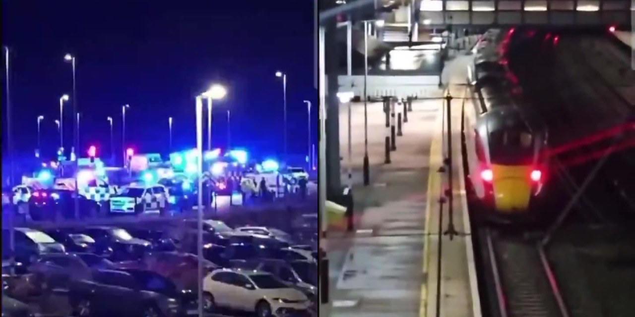 İngiltere'de trende dehşet anları! Bıçaklı saldırıda çok sayıda kişi yaralandı