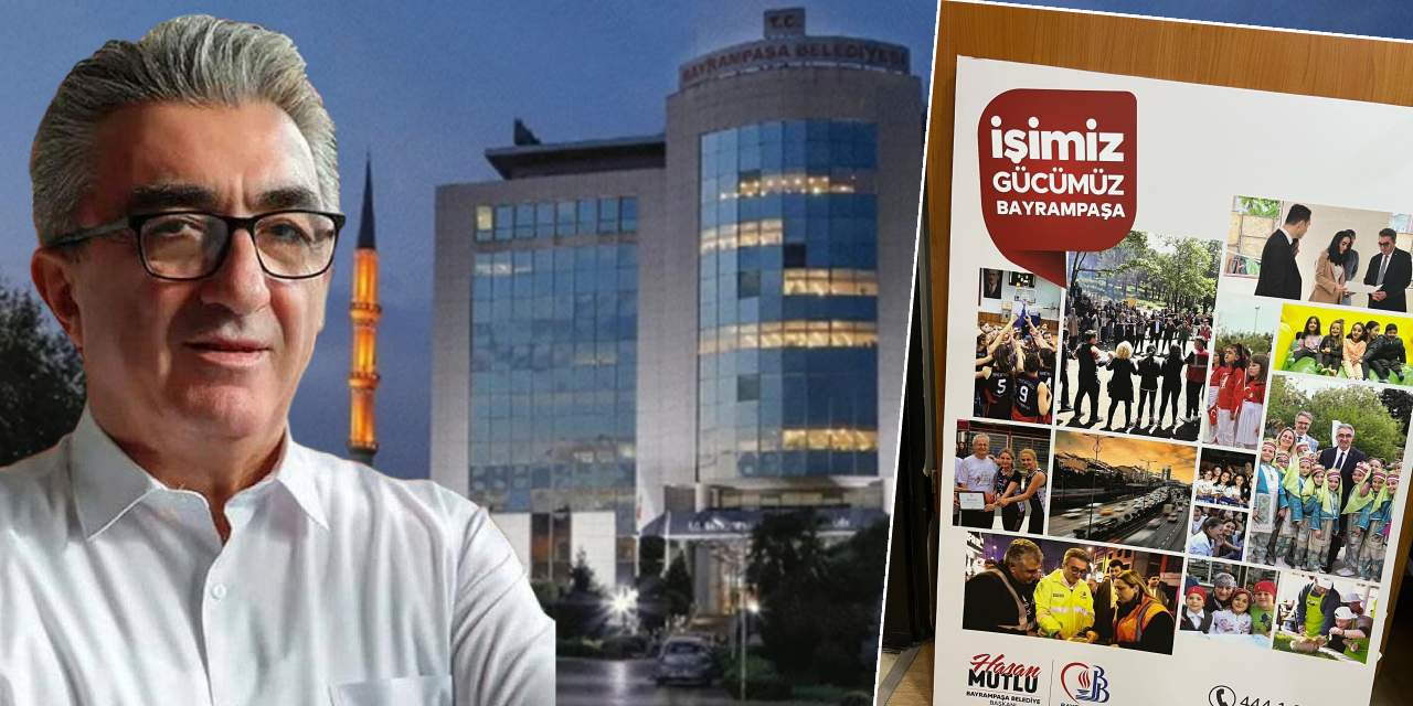 Bayrampaşa'da binadan seçilmiş başkan Hasan Mutlu'nun fotoğraflarını kaldırdılar