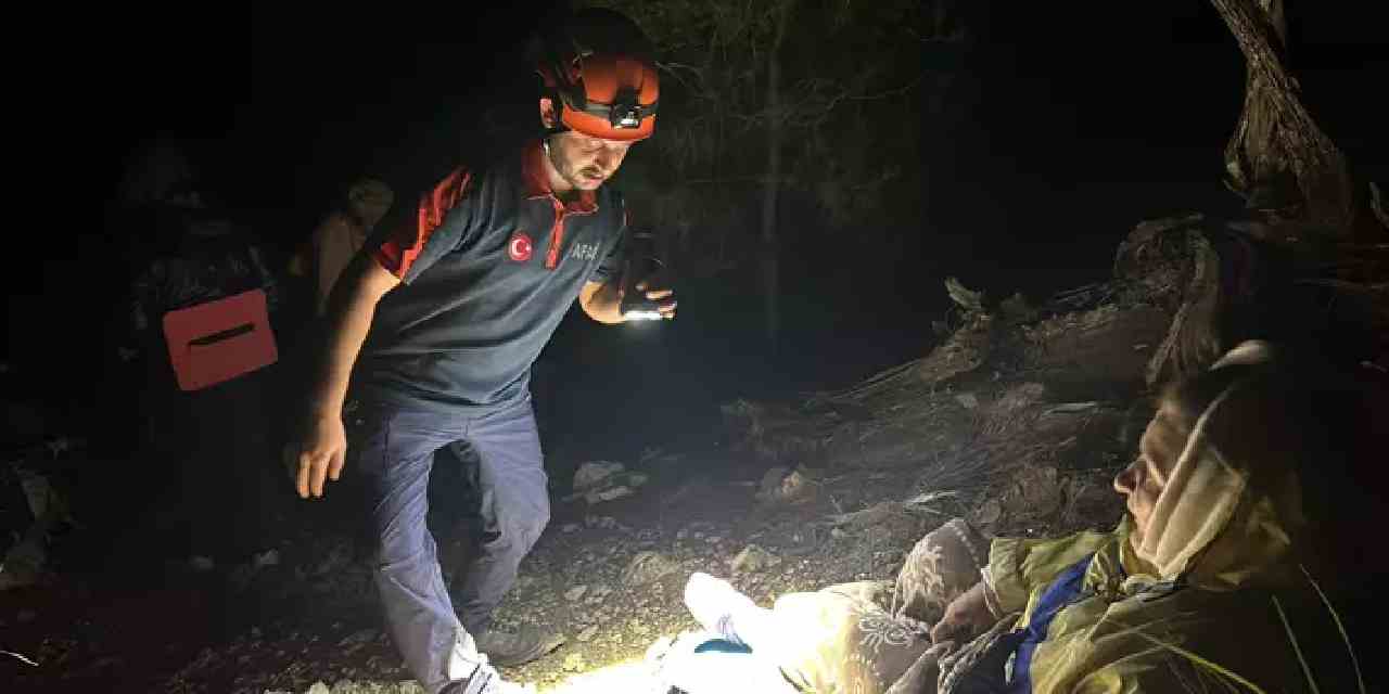 Turist 5,5 saatte kurtarıldı