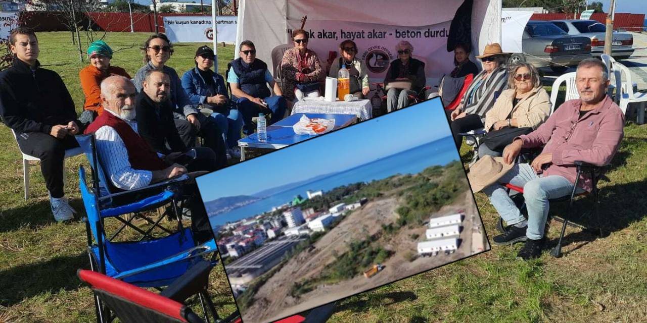 Mahkeme kararına rağmen ihaleye çıkıldı! Yurttaşlar yeşil alanın betonlaşmasına karşı çadır nöbetinde