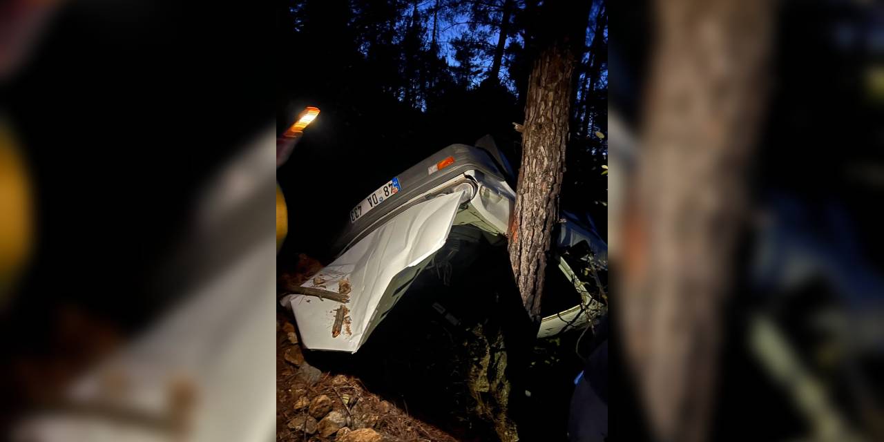 Metrelerce yükseklikten uçuruma yuvarlandılar! İki kişi güçlükle kurtarıldı