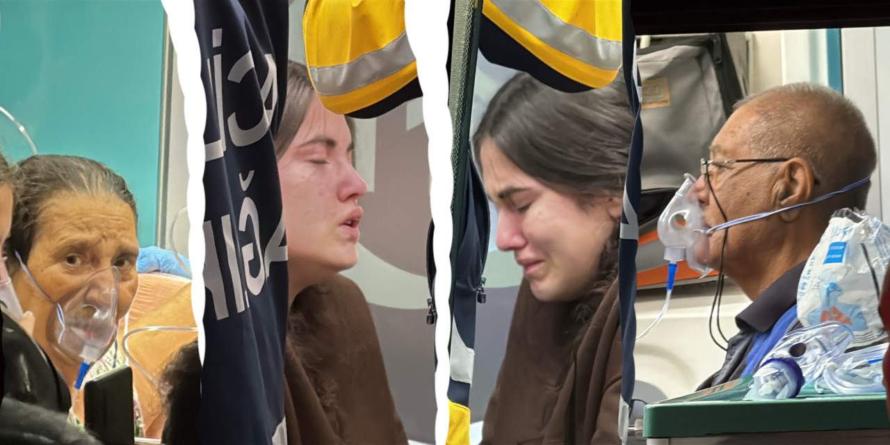 Beyoğlu'nda korku dolu anlar! 4 kişi son anda kurtuldu