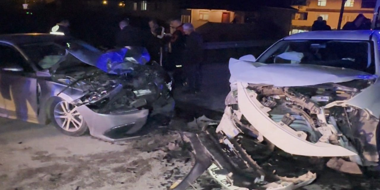 Düzce'de gece yarısı feci kaza: 7 yaralı