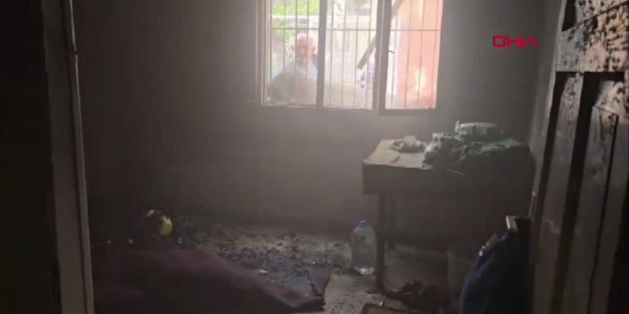 Adana'da ev yangını: 2 yaralı