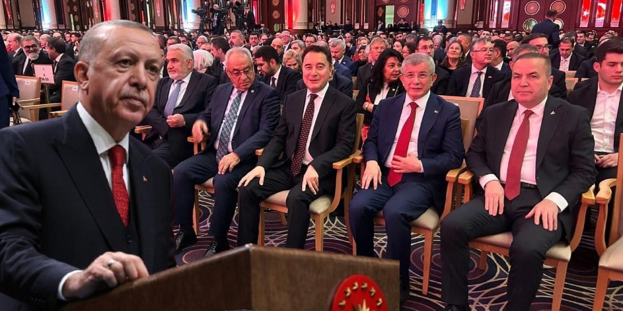 Erdoğan'dan çok konuşulan resepsiyona ilk yorum