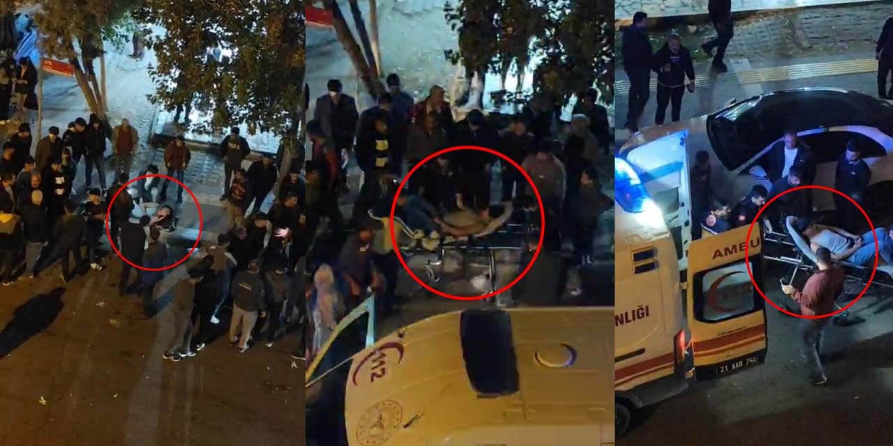 Diyarbakır'da silahlı kavga kamerada: 2 yaralı