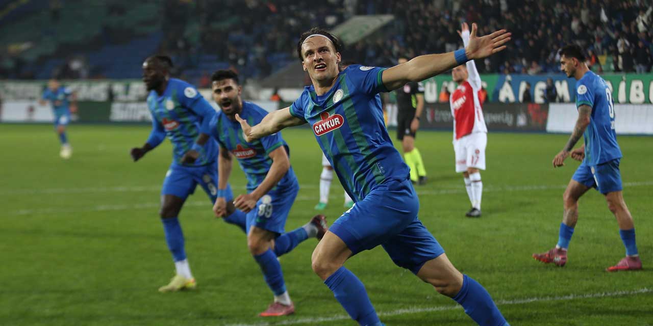 Çaykur Rizespor'a tek gol yetti