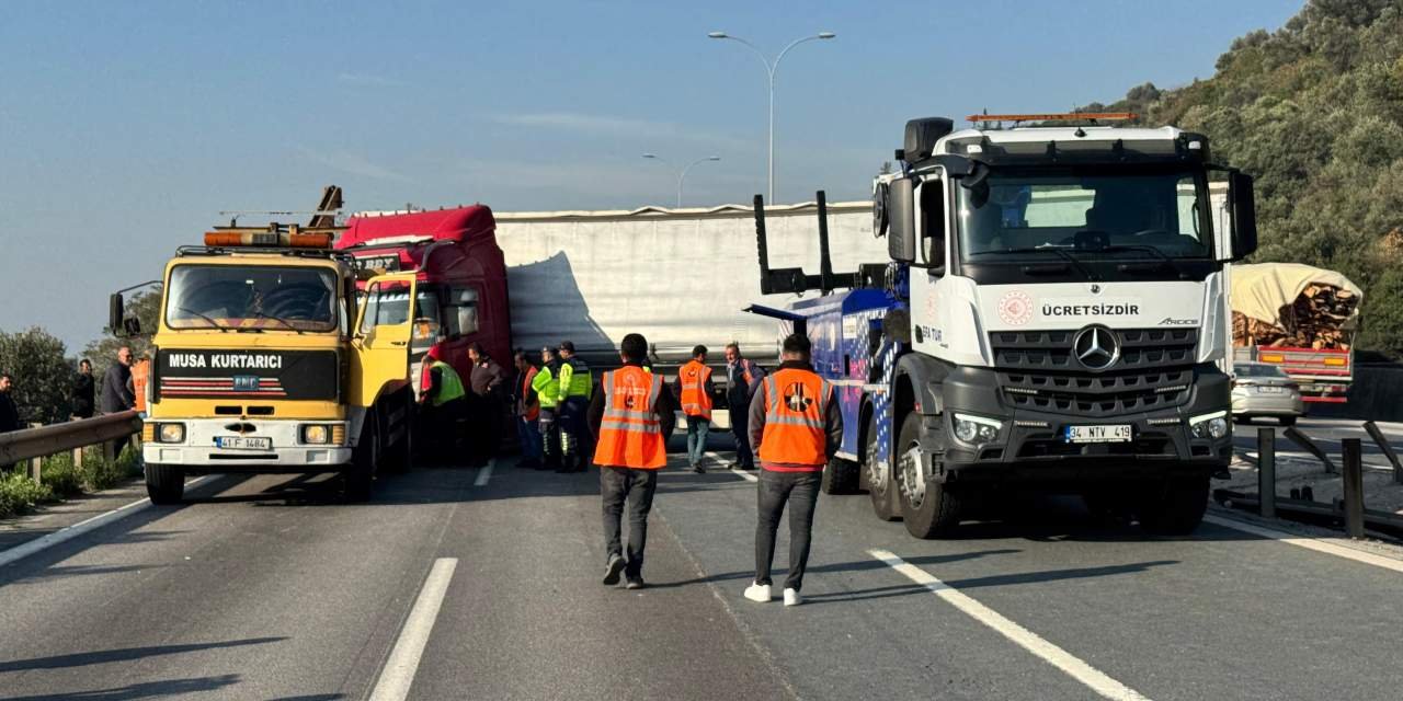 Anadolu Otoyolunda zincirleme kaza: Ankara istikameti kapatıldı