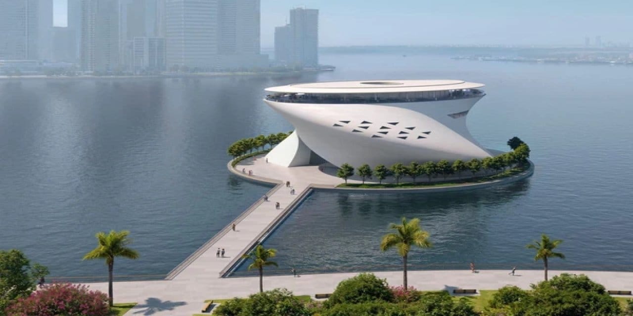 Dubai’nin yeni incisi: Suyla çevrili bu bina turistlerin ilgi odağı olacak