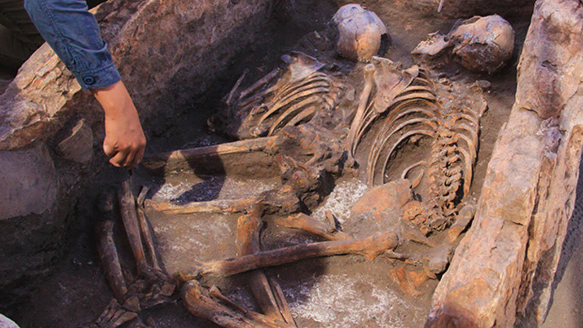 Eskişehir'de 5 bin yıllık iskelet bulundu
