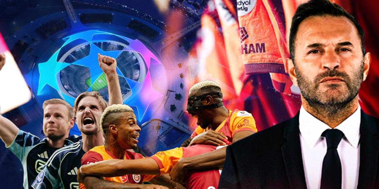 Galatasaray Ajax karşısında: İşte ilk 11