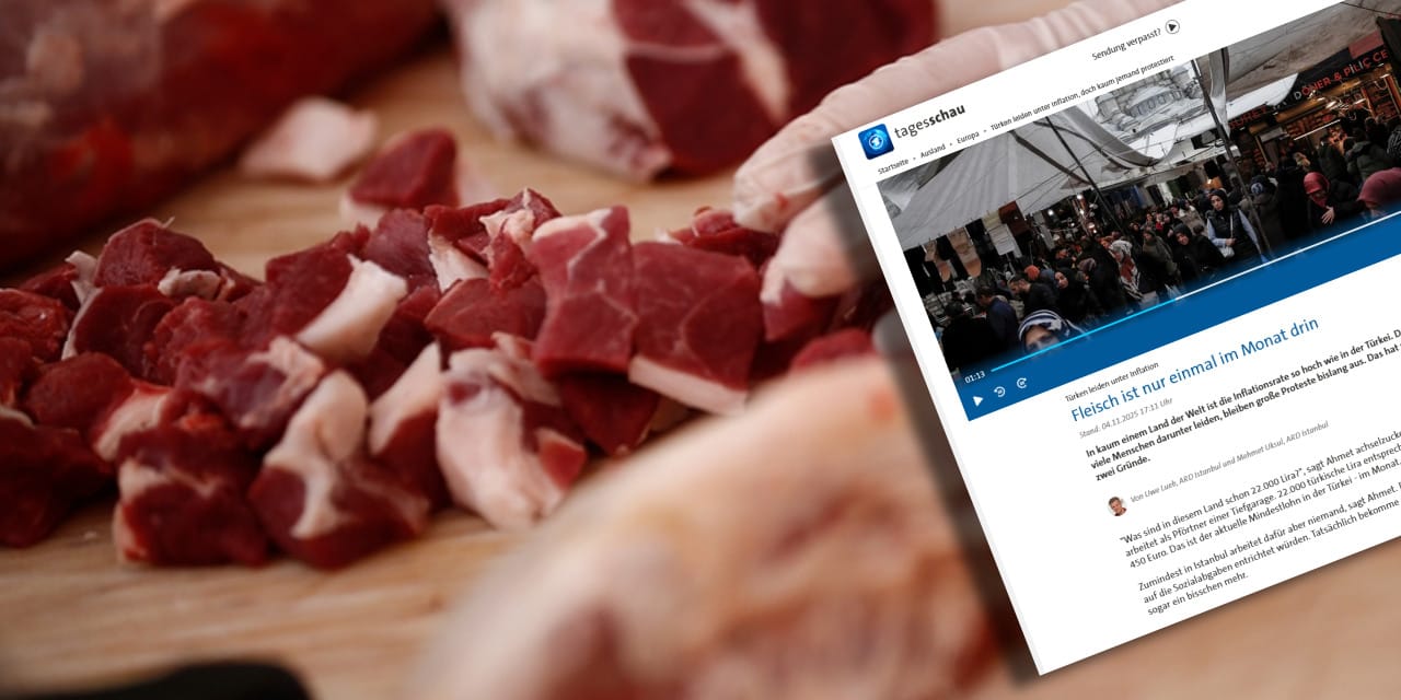 Alman medyasında Türkler kırmızı et yiyemiyor haberi yapıldı