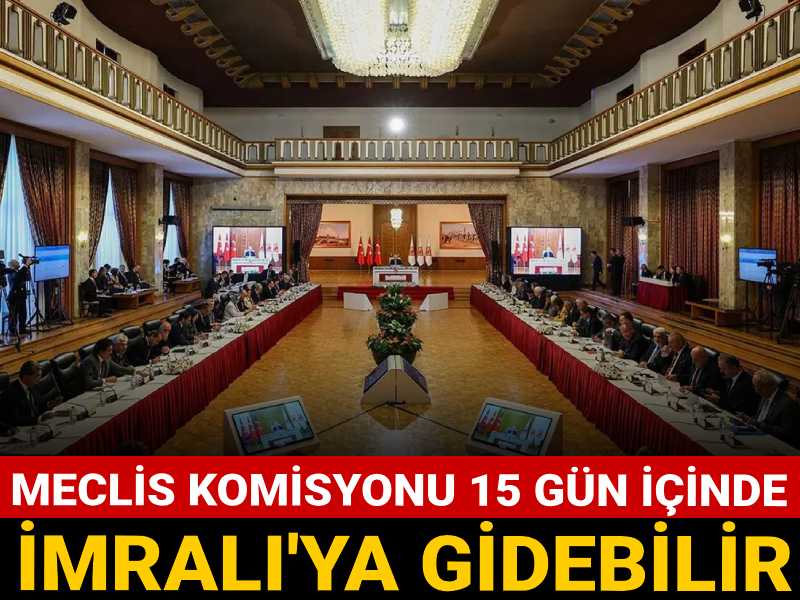 Meclis komisyonu 15 gün içinde İmralı'ya gidebilir