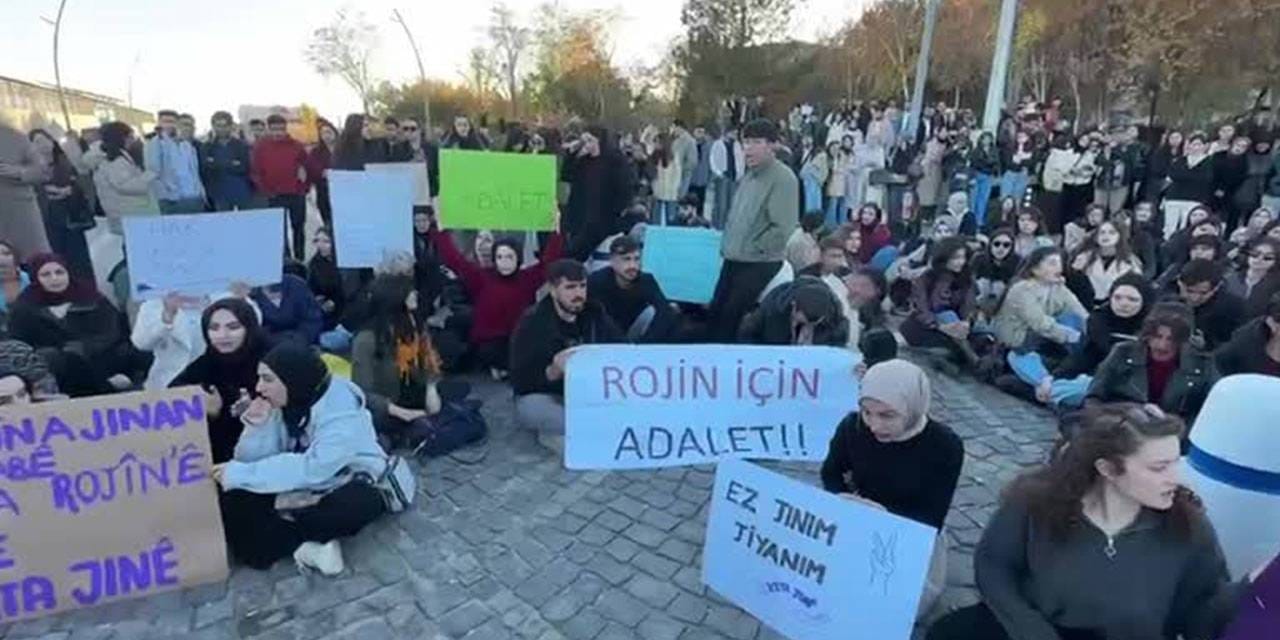 Van'da öğrencilerin 'Rojin Kabaiş' eylemine polis müdahalesi