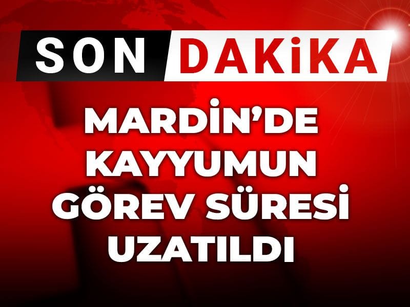 Son dakika | Mardin'de kayyumun görev süresi uzatıldı: Ahmet Türk'ün göreve iadesi bekleniyordu