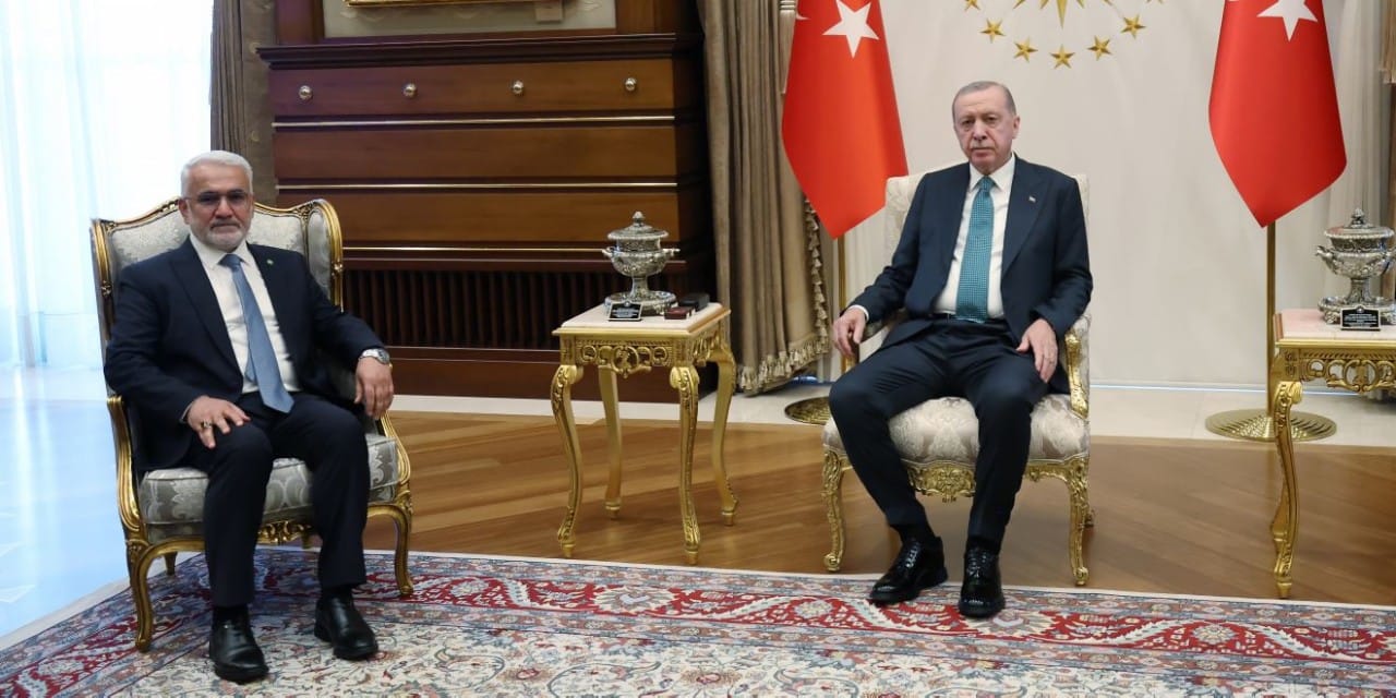 Erdoğan HÜDA-PAR Genel Başkanı ile bir araya geldi