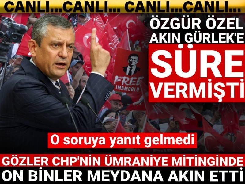 CHP'den Ümraniye çıkarması: Yurttaşlar meydana akın etti
