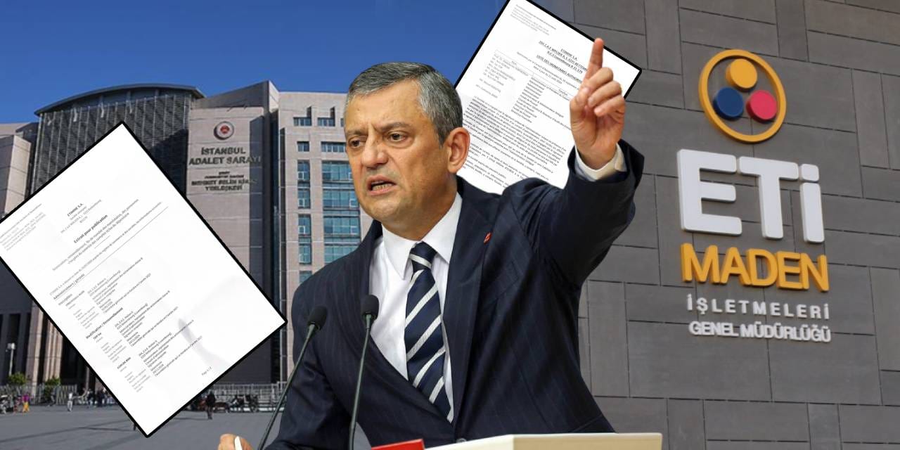 Özgür Özel Ümraniye'de açıkladı: Başsavcı Eti Maden’de YK üyesi olarak maaş alıyormuş! İşte belgeler...