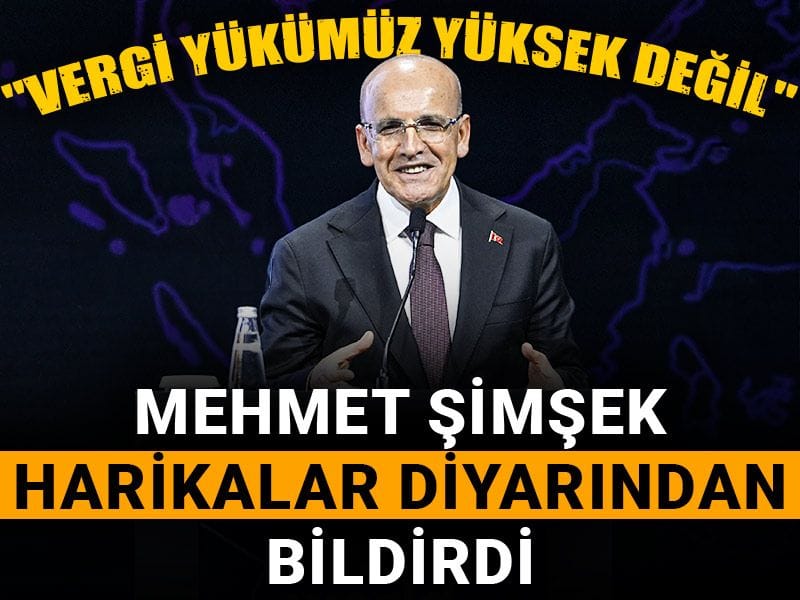 Mehmet Şimşek vekillerin yüzüne baka baka söyledi: "Vergi yükümüz yüksek değil"
